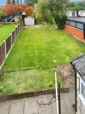 Rear garden- click for photo gallery